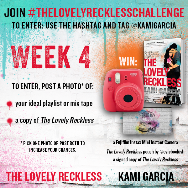 the lovely reckless challenge photo challenge kami garcia