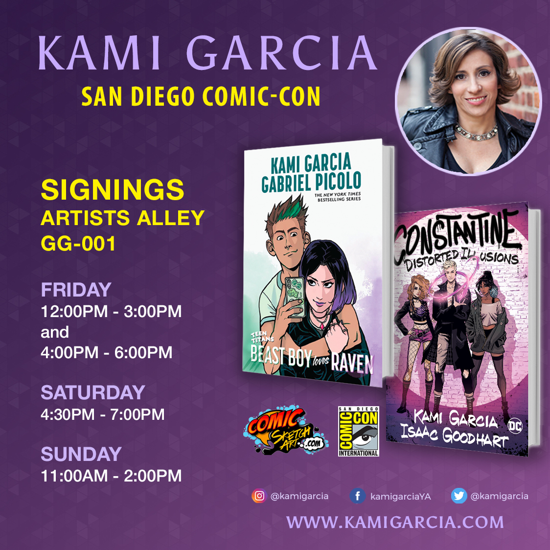 SDCC 2022 Signings Kami Garcia